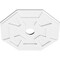 Ekena Millwork Logan Architectural Grade PVC Contemporary Ceiling Medallion, 20"OD x 3"ID x 7"C x 1"P CMP20LG-03000 - alternate 3